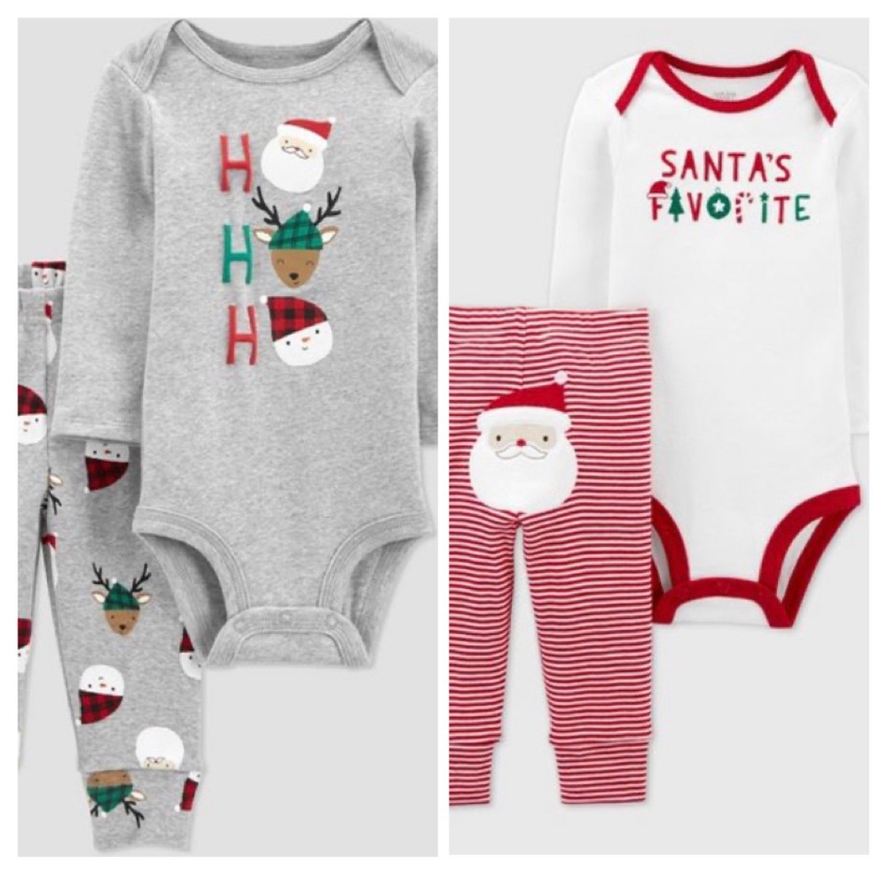 NWT Carter’s Baby Christmas Outfit Bundle